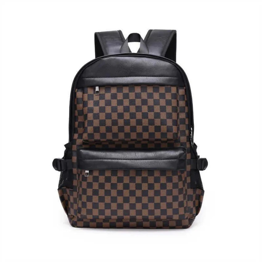 Checkmate Backpack Dark Brown